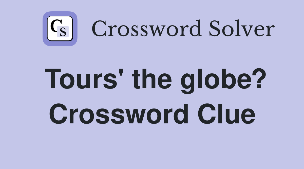 tours turndown crossword clue